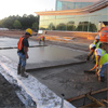 Color concrete at Riverdale Civic Center